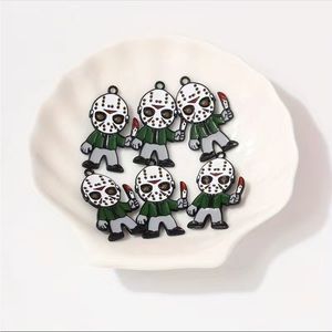 Jason Voorhes Friday the 13th earrings